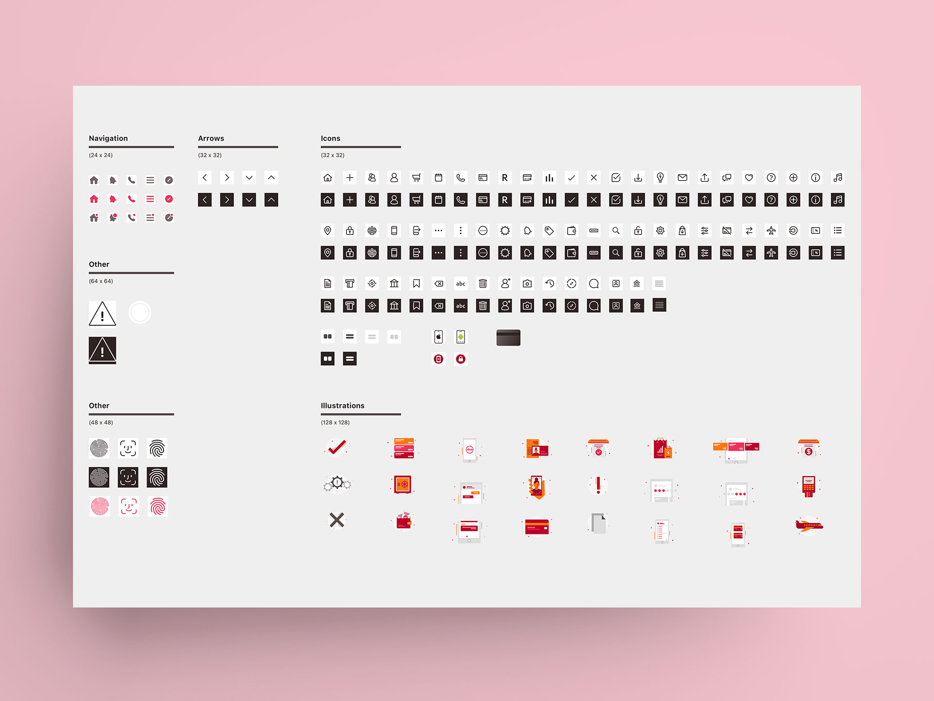 Icons and illustrations